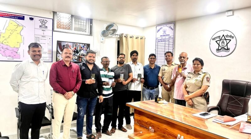 लोहगाव पोलिसांची कामगिरी! चोरीला गेलेले १ लाख ८० हजारांचे ६ मोबाईल शोधून तक्रारदारांना परत